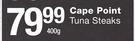 Cape Point Tuna Steaks-400g