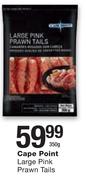 Cape point Large Pink Prawn Tails-350g