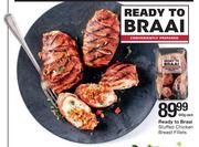 Ready To Braai Stuffed Chicken Breast Fillets-600g Each