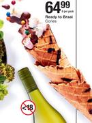 Ready To Braai Cones 6-Per Pack