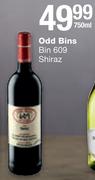 Odd Bins Bin 609 Shiraz-750ml