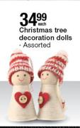 Christmas Tree Decoration Dolls Assorted-Each