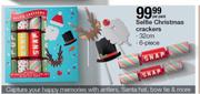 32cm Selfie Christmas Crackers-6 Piece Per Pack