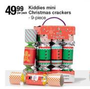 Kiddies Mini Christmas Crackers-9 Piece Per Pack