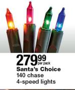 Santa's Choice 140 Chase 4 Speed Lights-Per Pack