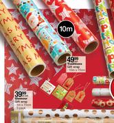 Traditions Gift Wrap 10m x 70cm-Each