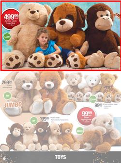 teddy bear prices at checkers