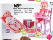 Baby Doll Accessories Set-Each