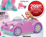 Sparkle Girlz Doll & Convertible Coupe-Per Set