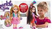 Sparkle Girlz Princess Hair Play Doll Set-Per Set