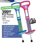Pogo Flasher Light-Up Pogo Sticker-Each