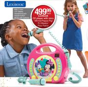 Lexibook CD Player With Mics Minnie/Peppa Pig/PJ Masks/Paw Patrol-Each