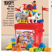Build Me Up Junior Blocks Bucket 39 Piece-Per Set