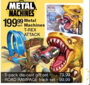 Metal Machines T-Rex Attack Road Rampage Track Set