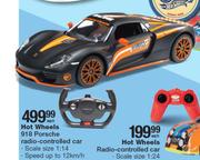 Hot Wheels 918 Porsche Radio Controlled Car-Each