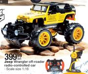 Jeep Wrangler Off-Roader Radio Controlled Car Scale Size 1:16-Each