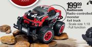 Radiocom Radio Controlled Monster 4x4 Truck