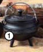 Bushbaby Quarter Cast Iron Potjie 