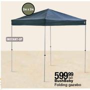 Bushbaby Folding Gazebo 2m x 2m-Each