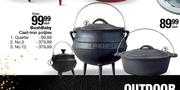 Bushbaby Quarter Cast Iron Potjies-Each