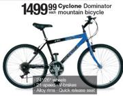 Cyclone Dominator Mountain Bicycle-Each