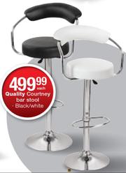 Special Quality Courtney Bar Stool Black White Each m.guzzle .za