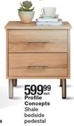 Profile Concepts Shale Bedside Pedestal-Each