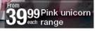 Pink Unicorn Range-Each