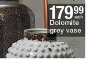 Dolomite Grey Vase-Each