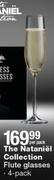 The Nataniel Collection Flute Glasses 4's Pack-Per Pack