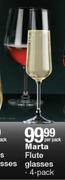 Marta Flute Glasses 4's Pack-Per Pack