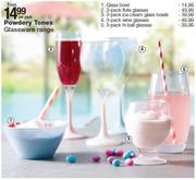 Powdery Tones Glass Bowl