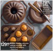Millini Marble Silicone Baking Moulds With Reinforced Edges-Each