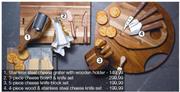 Cheese Knife Block Set 5 Piece