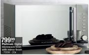 Platinum 20Ltr 700W Digital Microwave Oven With Mirror Finish-Each