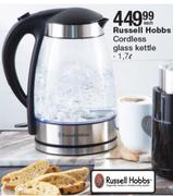 Russell Hobbs 1.7Ltr Cordless Glass Kettle-Each