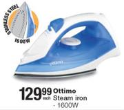 Ottimo 1600W Stainless Steel Steam Iron-Each