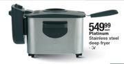 Platinum 3Ltr Stainless Steel Deep Fryer-Each