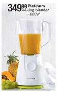 Platinum 600W Jug Blender-Each