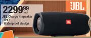 JBL Charge 4 Speakers IPX7-Each