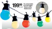 10 Connectable LED Ball Lights-Per Pack
