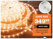 LED Connectable Chase Rope Lights 10m-Per Pack