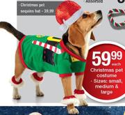 Christmas Pet Sequins Hat-Each