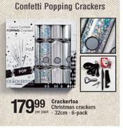 Crackertoa 32cm Christmas Crackers-6's Per Pack