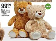 Plush Sheer Ribbon Bear 70cm-Each