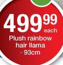 Plush Rainbow Hair Ilama 93cm-Each