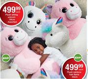 Plush Rainbow Hair Ilama 93cm-Each