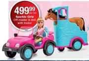 Sparkle Girlz Off-Roader & Doll With Trailor-Per Set