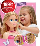 Sparkle Girlz Styling Head With Tool Kit-Per Set