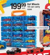 Hot Wheels 18-Car Carry Case-Each
